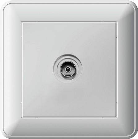 Schneider Electric RTS-151-18 W59 TV АНТЕННА коннектор, в сборе, БЕЛЫЙ
