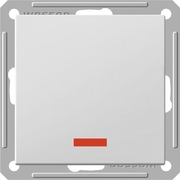 Schneider Electric VS716-159-7-86 W59 1-клавишный ПЕРЕКЛЮЧАТЕЛЬ перекрестный с подсветкой, 16АХ, механизм, СОСНА