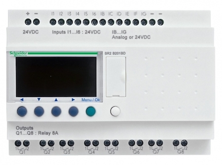 Schneider Electric SR2PACK2FU ZELIO LOGIC КОМПЛЕКТ 20ВХ/ВЫХ ~240В