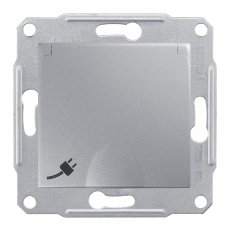 Schneider Electric SDN3100360 SEDNA РОЗЕТКА с зазем. конт., с защ. шторк., с крышк., 16А, 250В, IP44, АЛЮМИНИЙ