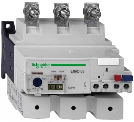 Schneider Electric LR9D69 ТЕПЛОВОЕ РЕЛЕ ПЕРЕГРУЗКИ 150А ДЛЯ D115 и D150 CLASS 10 ИЛИ 20