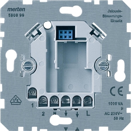 Schneider Electric MTN580699 MERTEN МЕХАНИЗМ д/жалюзи электр. с доп. вх.1000VA