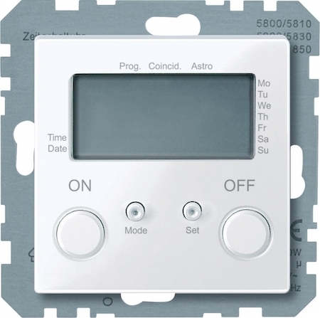 Schneider Electric MTN581225 MERTEN ТАЙМЕР, АКТ. БЕЛЫЙ