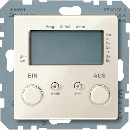 Schneider Electric MTN581244 MERTEN ТАЙМЕР, БЕЖЕВЫЙ
