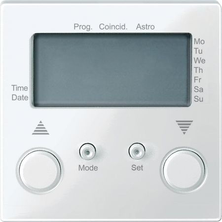 Schneider Electric MTN581619 ТАЙМЕР Д/ЖАЛЮЗИ С ПОДКЛЮЧ.ДАТЧИКА БЕЛ