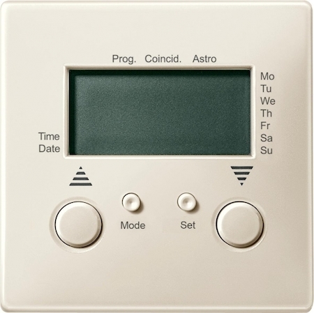 Schneider Electric MTN585144 ТАЙМЕР УПРАВ. ЖАЛЮЗИ НЕД., ПОДКЛ. ДАТЧИКА, НАКЛАДНОЙ МОДУЛЬ, SYSTEM DESIGN, ЦВЕТ
