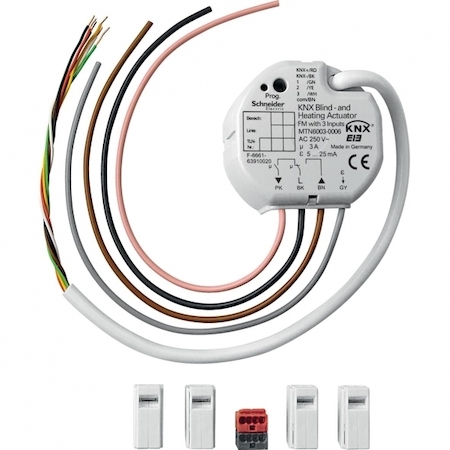Schneider Electric MTN6003-0006 АКТОР ДЛЯ ЖАЛ И ОБОГР 3 ВХОДА СКР МОНТАЖ