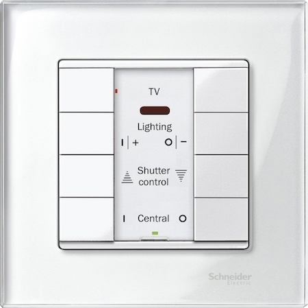 Schneider Electric MTN617519 SM,4 КН. ВЫКЛ PLUS С ИК-ПРМ., ПОЛ.БЕЛ.БЛ
