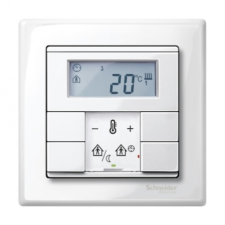 Schneider Electric MTN6241-0319 KNX ТЕРМОРЕГУЛЯТОР С ДИСПЛЕЕМ, БЕЛЫЙ, SM