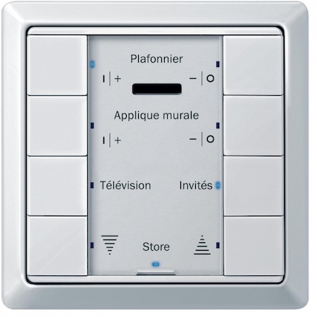 Schneider Electric MTN628419 SD, 4-КН. ВЫКЛ. С ИК-ПРМ. PLUS, ПОЛ.БЕЛ