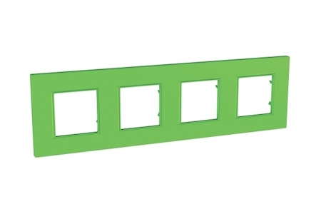 Schneider Electric MGU4.708.28 UNICA QUADRO РАМКА 4-постовая, КИВИ