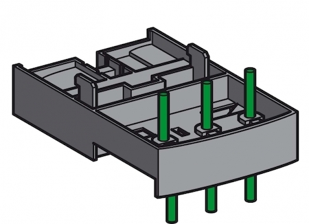 Schneider Electric GV2AF4 СОЕД. БЛОК МЕЖДУ GV2 И LC1D И LAD31