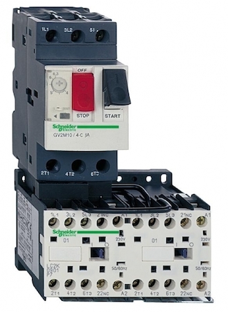 Schneider Electric GV2ME08K2M7 КОМБИНИРОВАНЫЙ ПУСКАТЕЛЬ РЕВЕРСИВНЫЙ.2,5-4А ЦЕПЬ УПРАВЛЕНИЯ 220B.50/60ГЦ