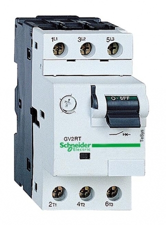 Schneider Electric GV2RT08 АВТОМАТИЧЕСКИЙ ВЫКЛЮЧАТЕЛЬ С КОМБИНИРОВАННЫМ РАСЦЕПИТЕЛЕМ 2,5-4А