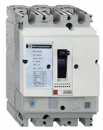 Schneider Electric GV7RE80 АВТ. ВЫКЛ С КОМБ. РАСЦЕП.48-80A 36KA