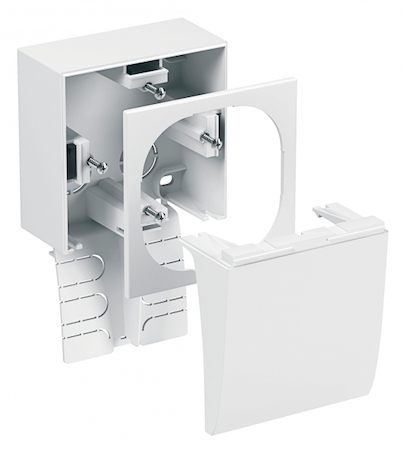 Schneider Electric ISM18401 TML-E-КОРОБКА УНИВ.Г-КРЫШКА БЕЛ