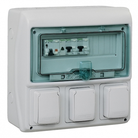 Schneider Electric 13180 ЩИТ KAEDRA IP65 12МОД. + 3ОТВ.