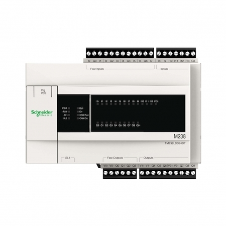 Schneider Electric TM238LDD24DT M238 24ВХ/ВЫХ 24В= ТРАНЗИСТОР