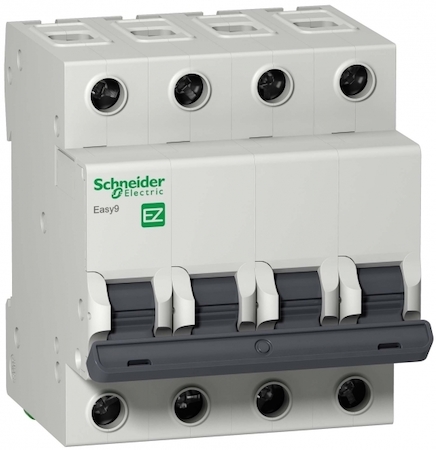 Schneider Electric EZ9F34416 АВТ. ВЫКЛ. EASY 9 4П 16А С 4,5кА 400В =S=