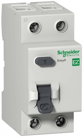 Schneider Electric EZ9R74263 ДИФ. ВЫКЛ. EASY 9 (УЗО) 2П 63А 100мА A 230В + ЗАЩ ОТ ПЕРЕНАПР. =S=