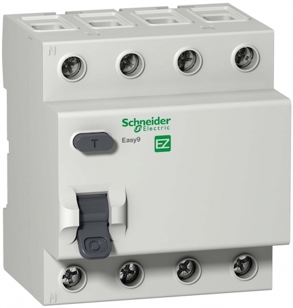 Schneider Electric EZ9R34425 ДИФ. ВЫКЛ. EASY 9 (УЗО) 4П 25А 30мА AC 230В =S=