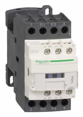 Schneider Electric LC1D258M7 КОНТАКТОР D 4P (2НО+2НЗ),АС1 40 А,НО+НЗ,220V 50/60 ГЦ,