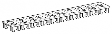 Schneider Electric AB1B5100 Лента маркировки для клемм 5мм 91....100