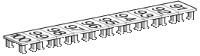 Schneider Electric AB1B6100 Лента маркировки для клемм 6мм 91....100