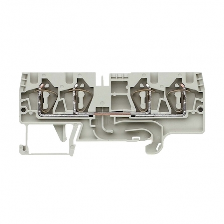Schneider Electric AB1RRN435U4GR КЛЕММНИК ПРУЖ ПРОХОД 4ММ2 4ТЧК СЕРЫЙ