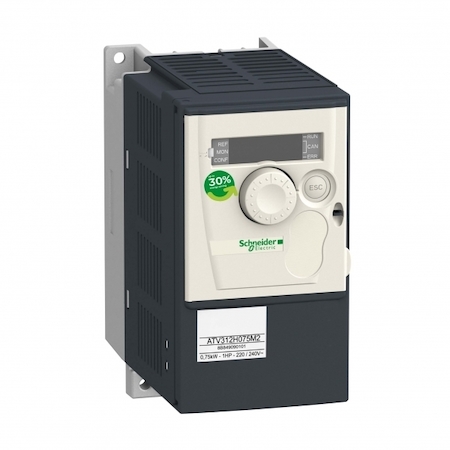 Schneider Electric ATV312H055M2B ПРЕОБР ЧАСТОТЫ ATV312 0.55КВТ 240В 1Ф БК