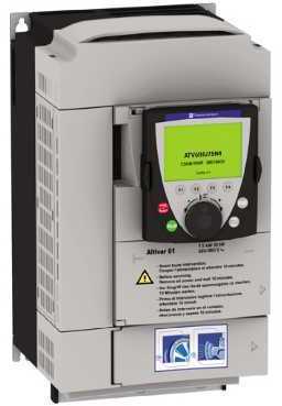 Schneider Electric ATV61HU75M3S337 ПРЕОБР ЧАСТОТЫ ATV61 7,5КВТ 240В С ПОКР