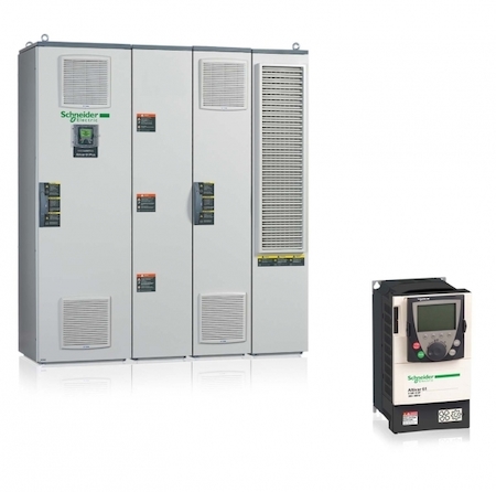 Schneider Electric ATV61HU55M3 ПРЕОБР ЧАСТОТЫ ATV61 5,5КВТ 240В