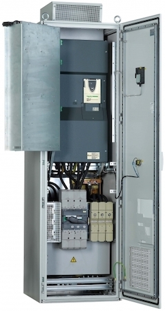 Schneider Electric ATV61EXC2D90N4 КОМПЛ ПЧ ШКФ ATV61 110 КВТ 415В IP23