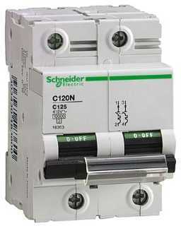 Schneider Electric 18384 Автоматический выключатель C120N 2п 100А D