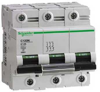 Schneider Electric 18367 Автоматический выключатель C120N 3п100А c
