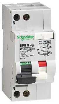 Schneider Electric 19675 ДИФФ.АВТ.ВЫКЛ.DPN N VIGI 6KA 16A B 300МА
