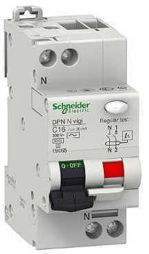 Schneider Electric 19663 ДИФФ.АВТ.ВЫКЛ.DPN N VIGI 6КА 10A C 30МA