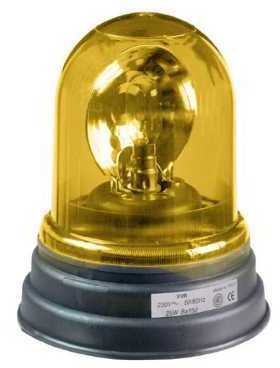 Schneider Electric XVR1M08 ЛАМПА ВРАЩАЮЩ. 230В ЖЕЛТАЯ