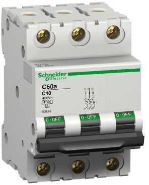 Schneider Electric 23877 АВТ. ВЫКЛ. C60A 3П 6A C