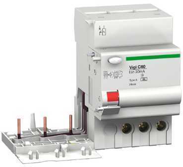 Schneider Electric 26687 БЛОК ДИФФ ЗАЩ VIGI C60 3П 25A 100МА A