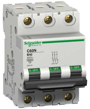 Schneider Electric 24085 АВТ. ВЫКЛ. C60N 3П 2A B