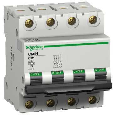 Schneider Electric 25150 АВТ. ВЫКЛ. C60H 4П 50A D