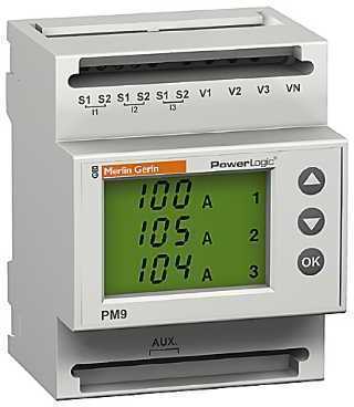 Schneider Electric 15197 Многофункциональный измеритель PM9 PowerLogic, 230 В переменный ток