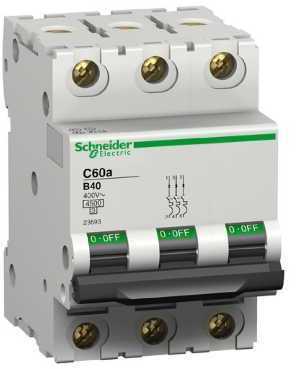 Schneider Electric 23587 АВТ. ВЫКЛ. C60A 3П 10A B