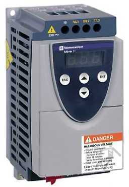 Schneider Electric ATV11PU18M3U Преобразователь частоты ATV11 0,75кВт 220В 3ф ам