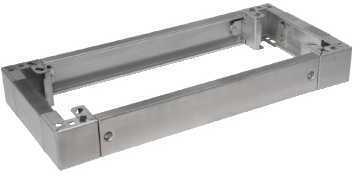 Schneider Electric NSYSPXS3100H Stainless 316L Lateral kit plinth D300xH100Add frontal kit for complete plinth
