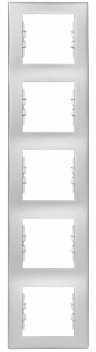 Schneider Electric SDN5801560 РАМКА 5-ПОСТОВА ВЕРТИК АЛЮМ