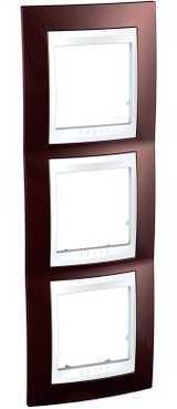 Schneider Electric MGU6.006V.851 РАМКА ВЕРТИКАЛЬНАЯ 3 МЕСТА, ХАМЕЛЕОН ТЕР