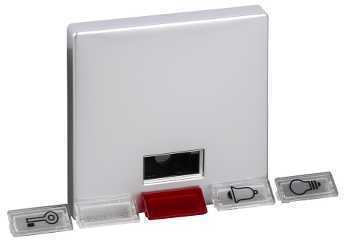 Schneider Electric MTN411860 КЛАВИША Х1 С ИНДИКАЦИЕЙ, АЛЮМИНИЙ