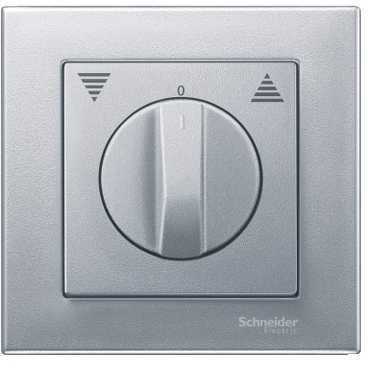 Schneider Electric MTN569860 MERTEN НАКЛАДКА ВЫКЛЮЧАТЕЛЯ жалюзи АЛЮМИНИЙ, SM